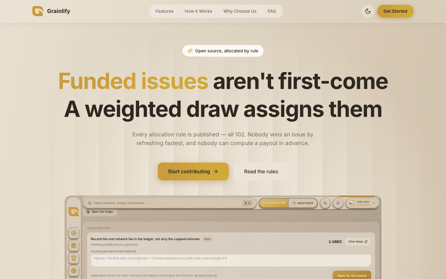 Grainlify website
